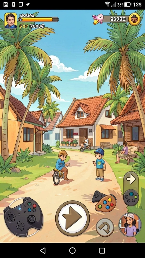 naga1001 - Screenshot memperlihatkan fitur multiplayer yang seru.