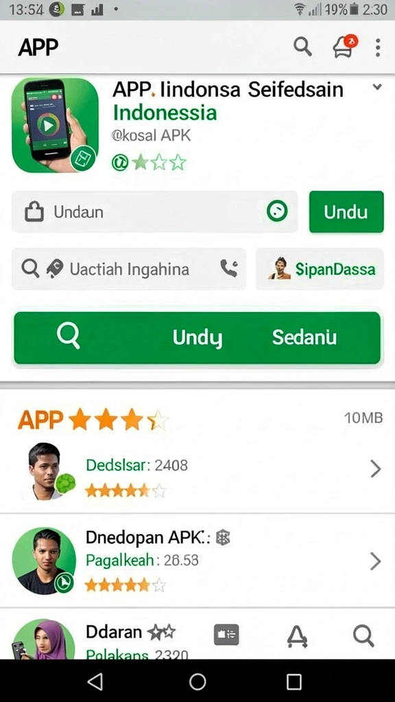 prg007 - Gambar tampilan karakter yang dapat dikustomisasi.