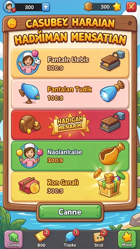 rsnok - Karakter-karakter unik yang bisa dimainkan.