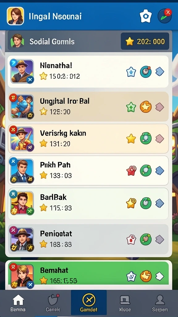 vm108 - Sistem pencapaian yang memotivasi pemain.