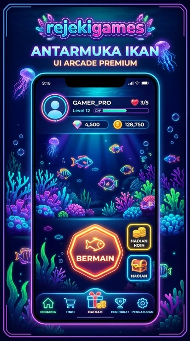 Layar utama rejekigames — antarmuka bersih setelah instalasi